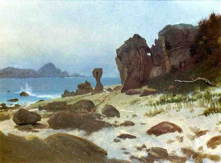 Albert Bierstadt Oil Painting Bay of Monterey